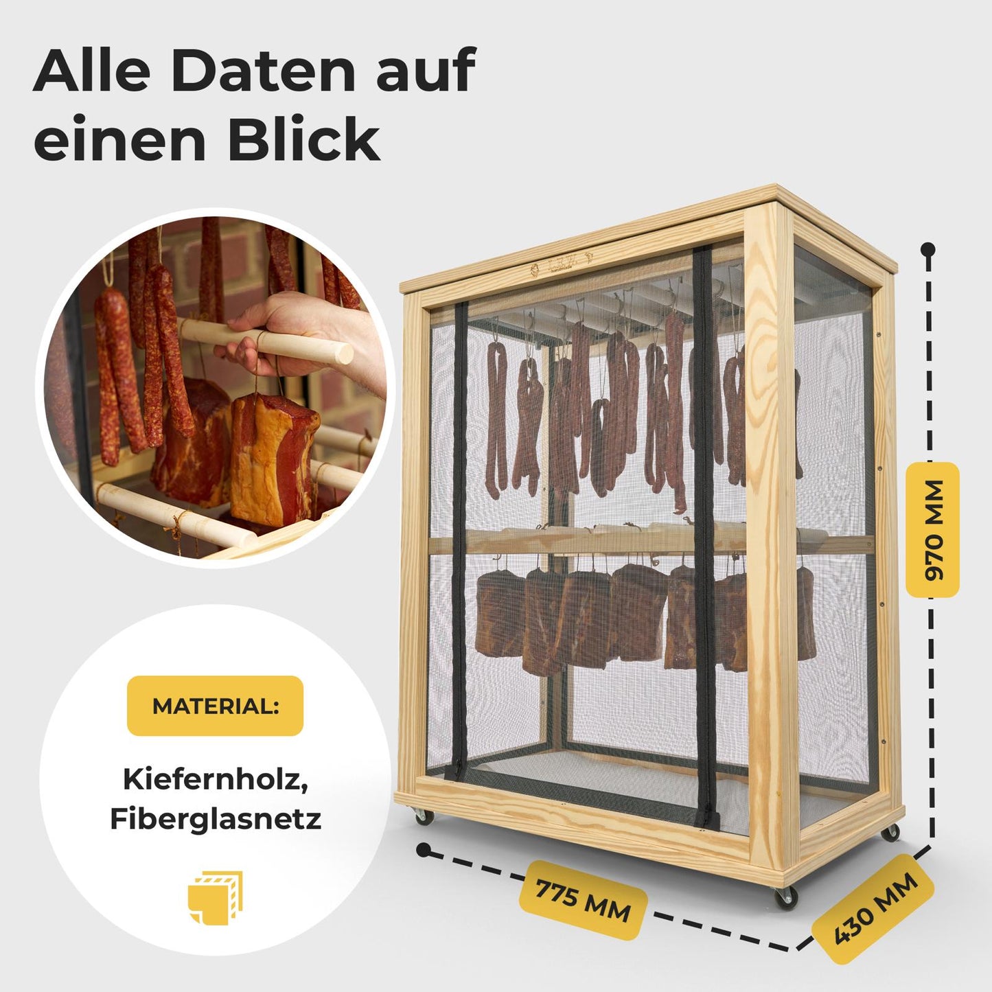 L.E.W. Reifeschrank – Stand-ausführung, Variante 1