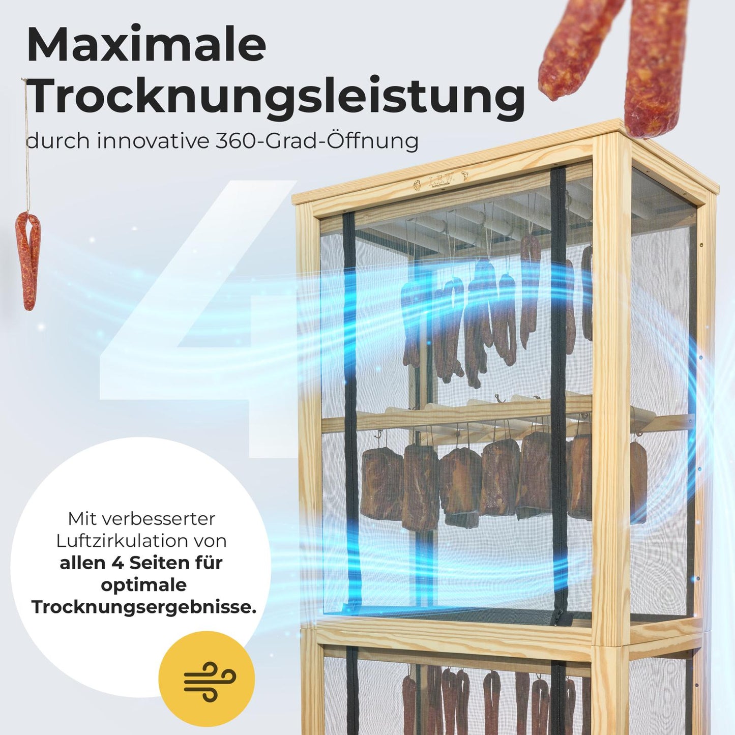 L.E.W. Reifeschrank – Stand-ausführung, Variante 2