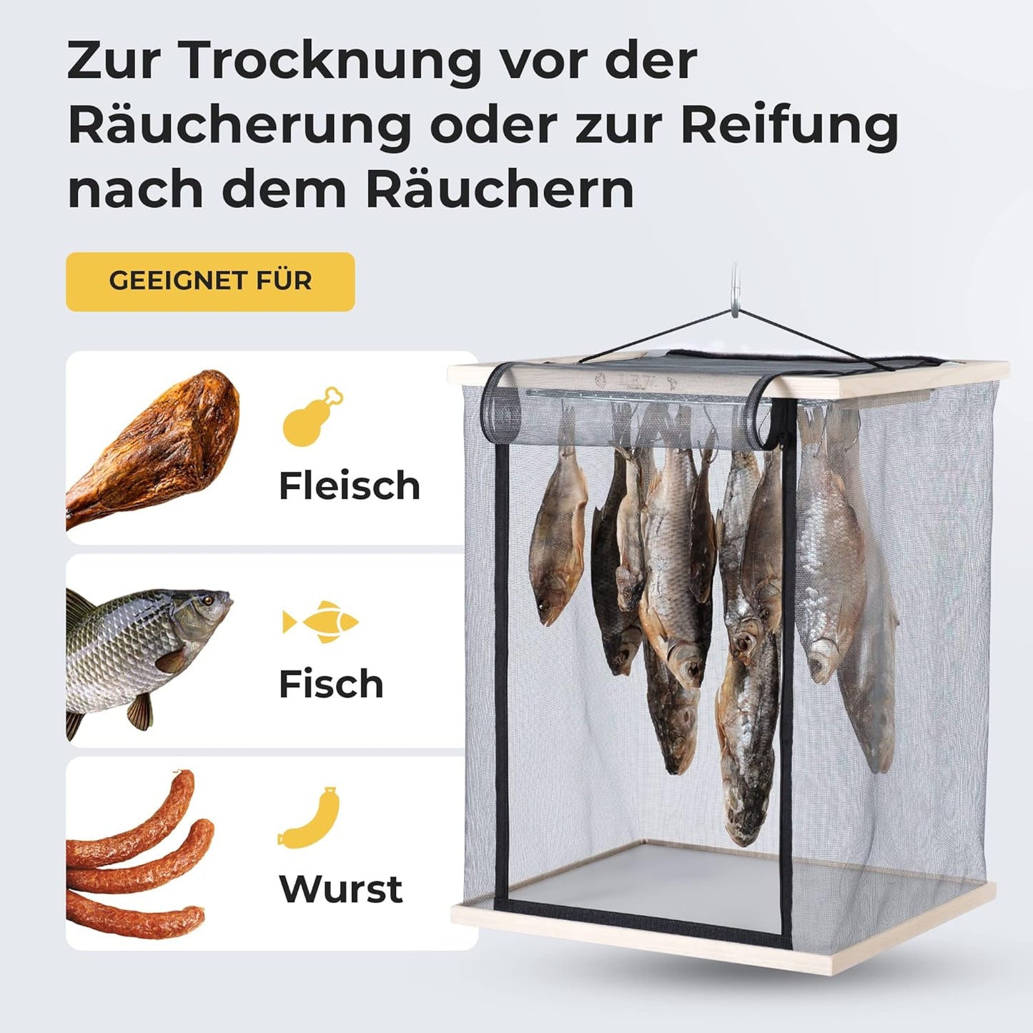 L.E.W. Reifeschrank Modell 3 – zur Reifung von Fleisch, Fisch und Wurst“