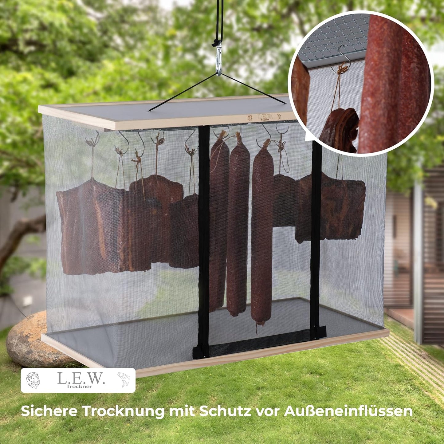 L.E.W. Reifeschrank Modell 3 – zur Reifung von Fleisch, Fisch und Wurst“